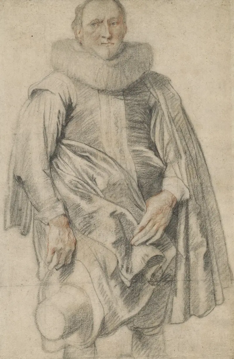 Portrait of a Man Standing av Anthony van Dyck