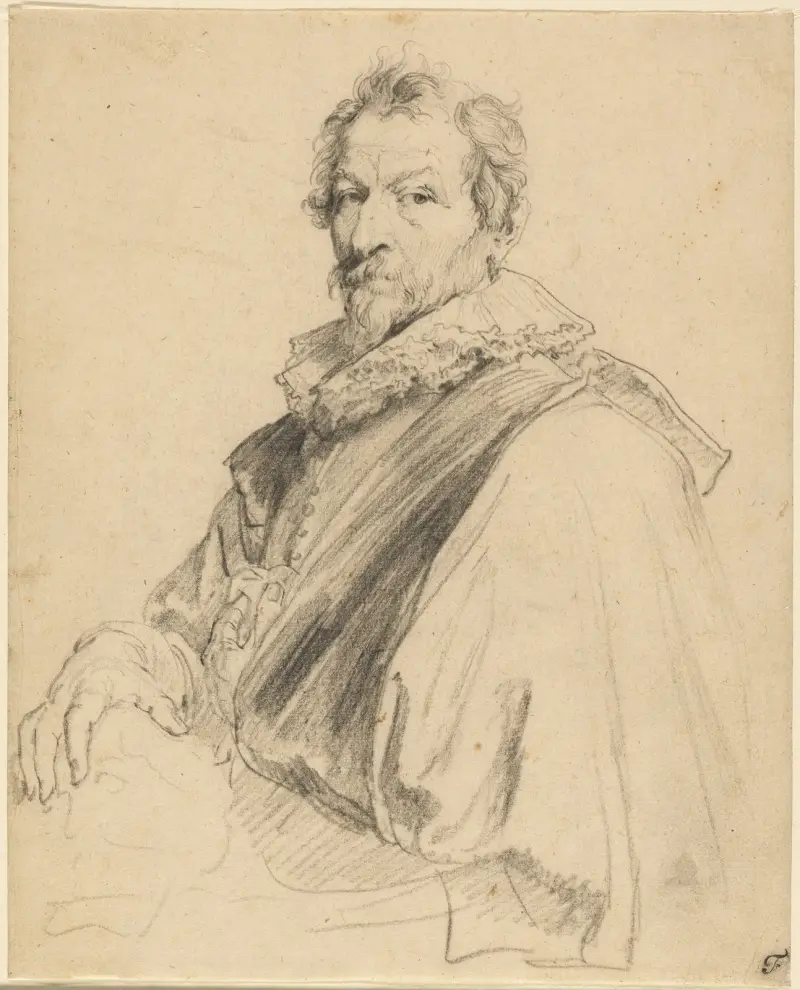 Portrait of Hendrick van Balen av Anthony van Dyck