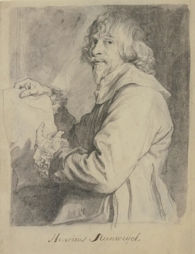 Portrait of Hendrick van Steenwyck the Younger av Anthony van Dyck