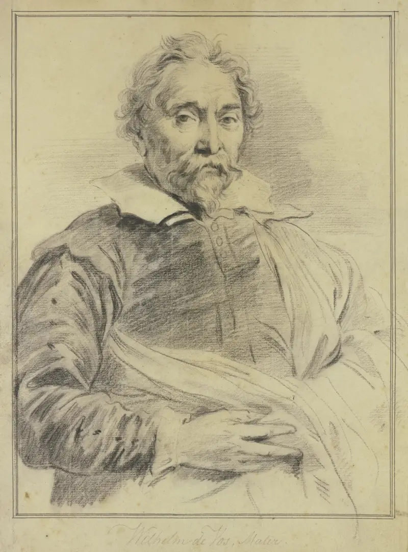 Portrait of Wilhelm de Vos av Anthony van Dyck