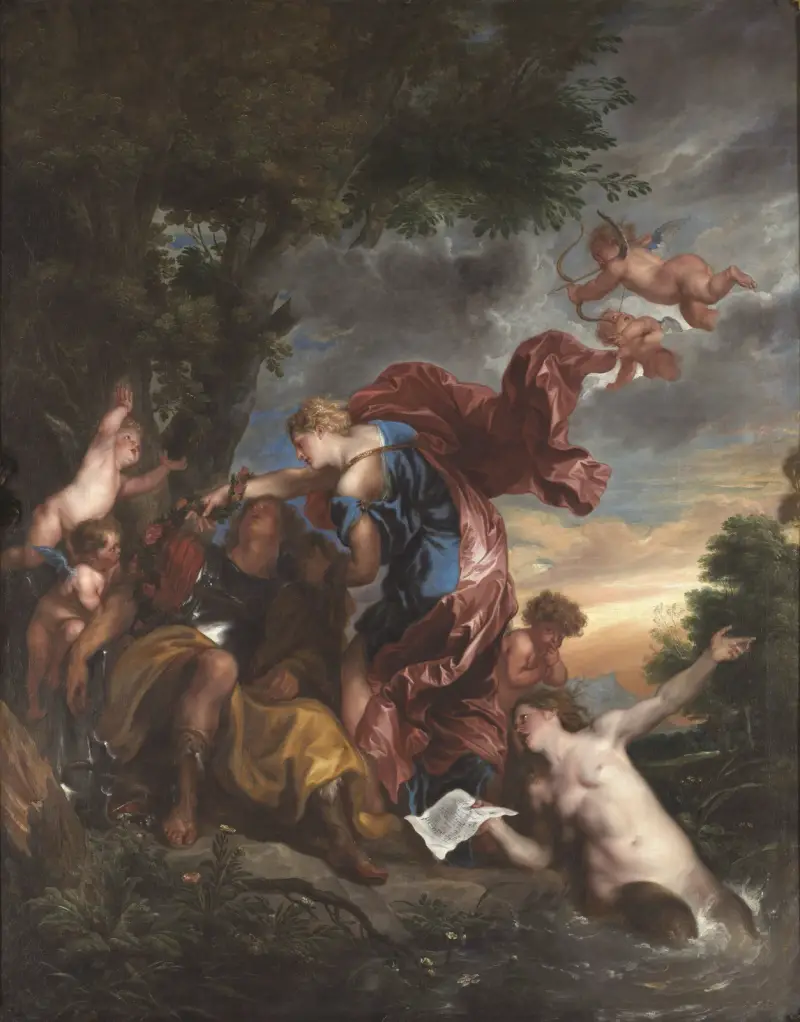 Rinaldo a Armida, Anthony van Dyck
