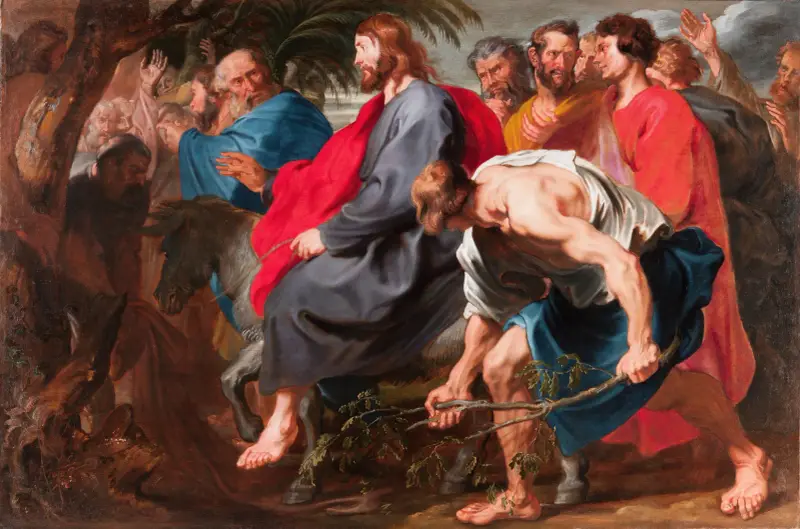 The Entry of Christ into Jerusalem av Anthony van Dyck
