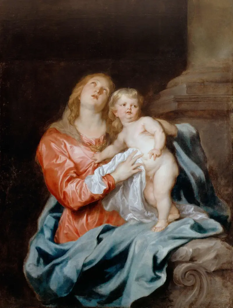 Madonna und Kind von Anthony van Dyck