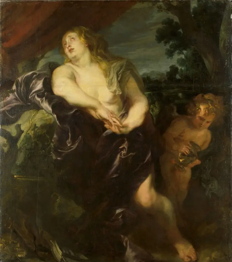 Die büßende heilige Magdalena von Anthony van Dyck