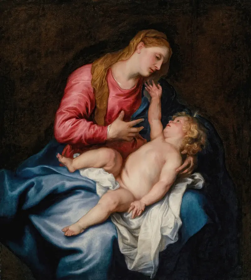 Madona s dítětem – č. 2, Anthony van Dyck