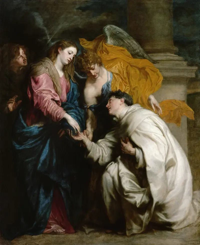 The Vision of the Blessed Hermann Joseph av Anthony van Dyck