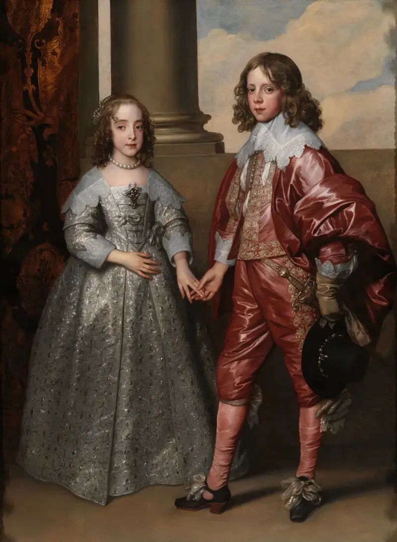 William II, Prince of Orange, and his Bride, Mary Stuart av Anthony van Dyck