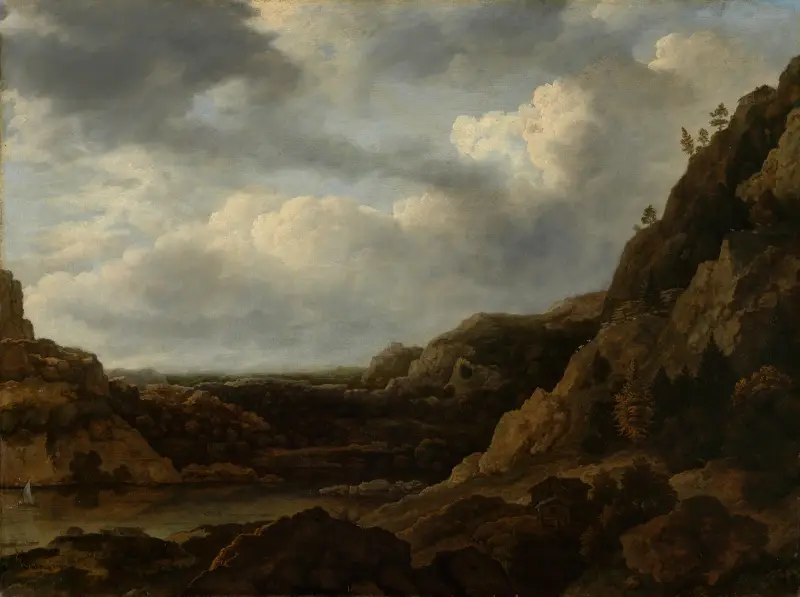 Norwegischer Fjord von Allaert van Everdingen