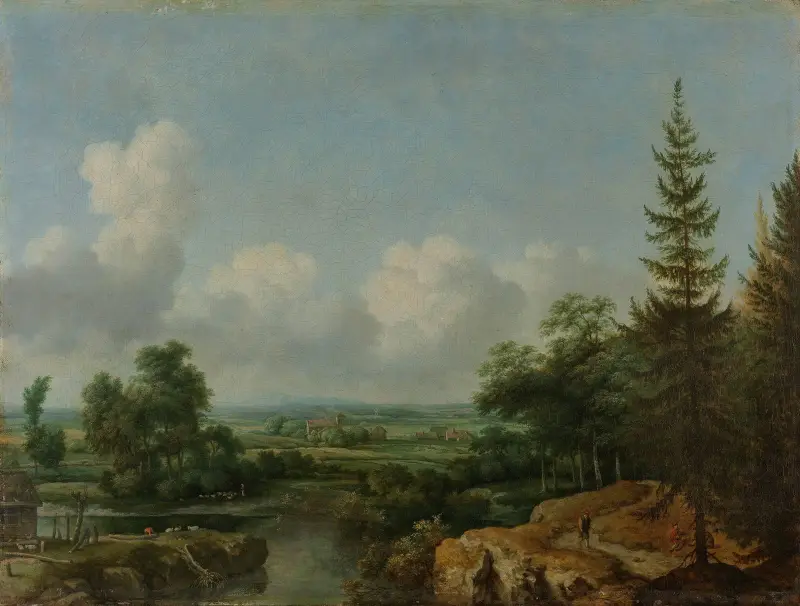 Schwedische Landschaft von Allaert van Everdingen