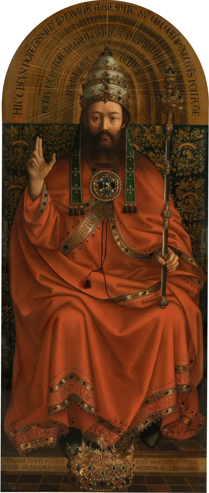 Der allmächtige Gott von Jan van Eyck