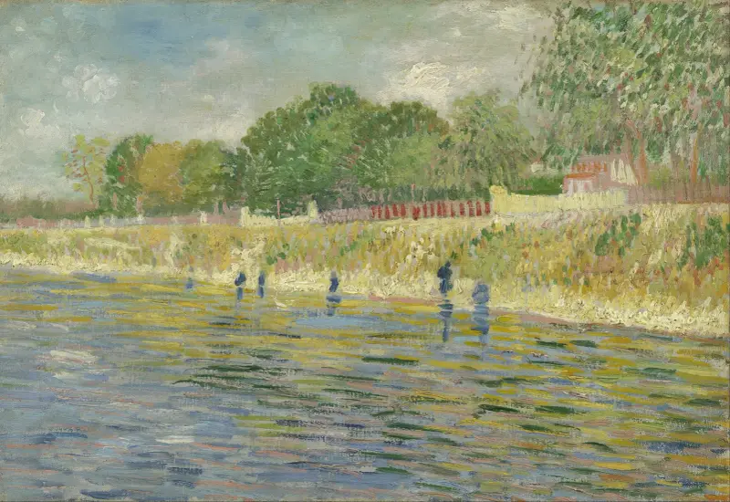 Seinens strand av Vincent van Gogh