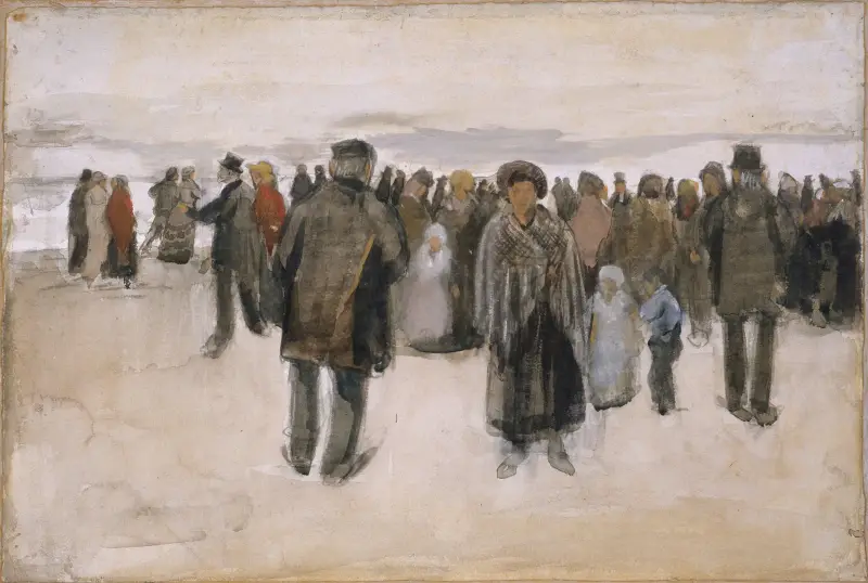 Pláž v Scheveningenu, Vincent van Gogh