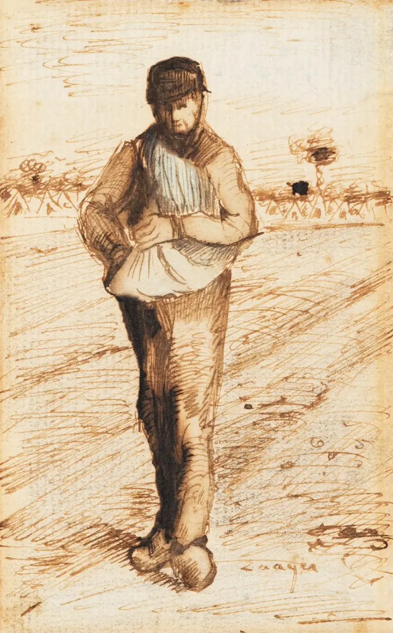 Der Sämann, 1881 von Vincent van Gogh