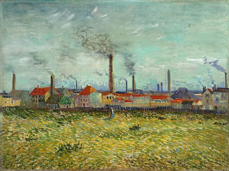 Fabriken bei Clichy von Vincent van Gogh