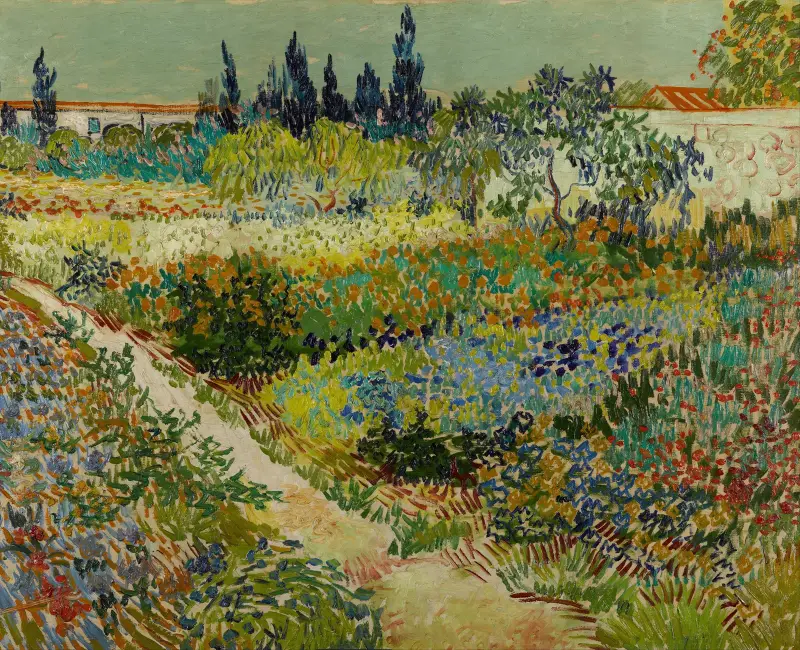 Ogród w Arles, Vincent van Gogh