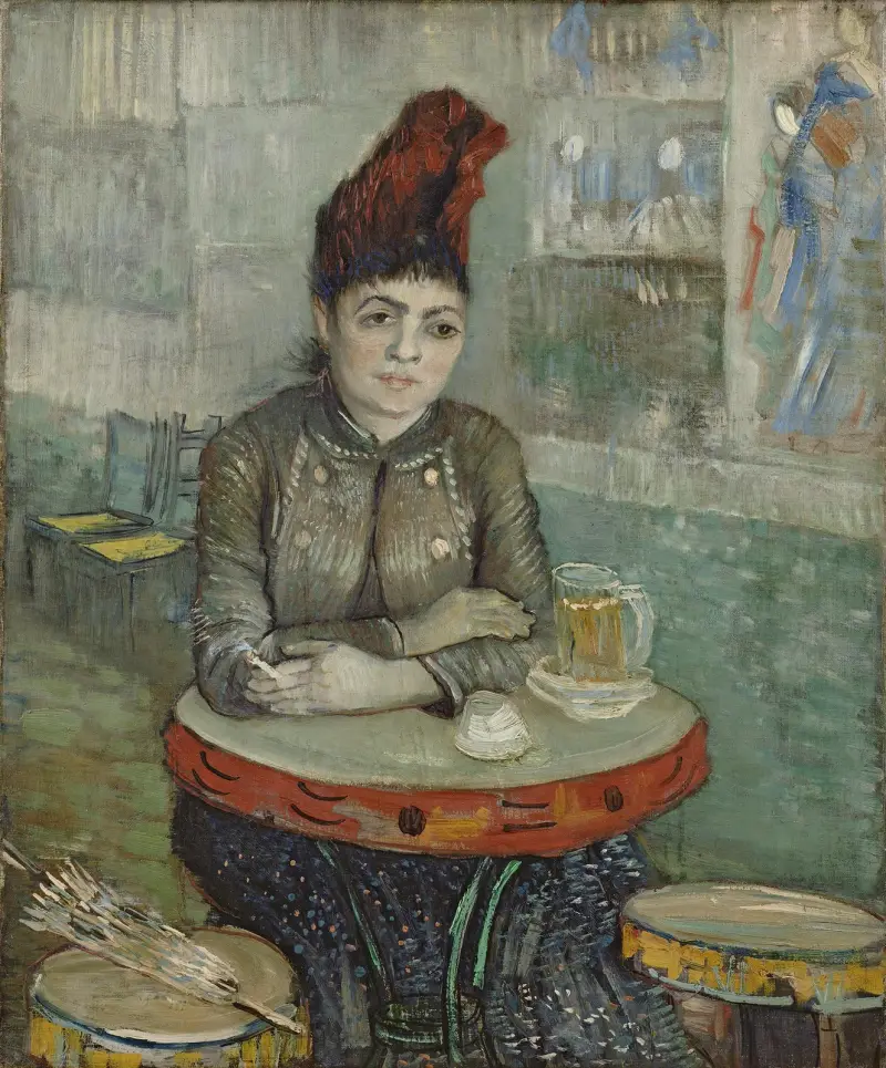 Im Café; Agostina Segatori im Le Tambourin von Vincent van Gogh