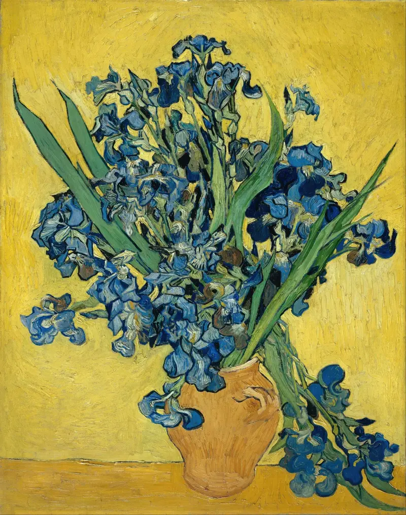 Iris, 1890 – Nr. 2 von Vincent van Gogh