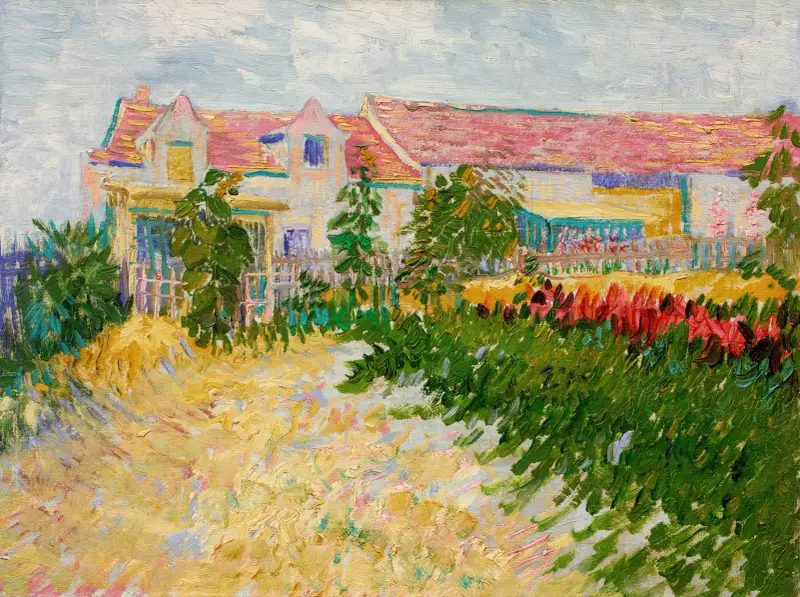 Zahrada před Mas Debray, Vincent van Gogh
