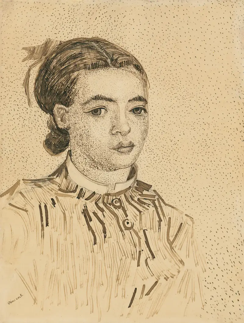 La Mousmé, 1888 – Nr. 2 von Vincent van Gogh