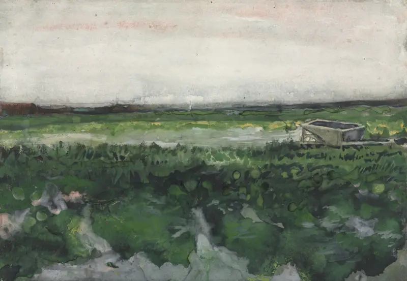 Krajina s kolečkem, Vincent van Gogh
