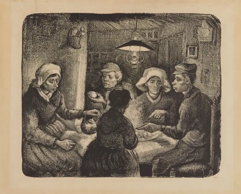 Les mangeurs de pommes de terre av Vincent van Gogh