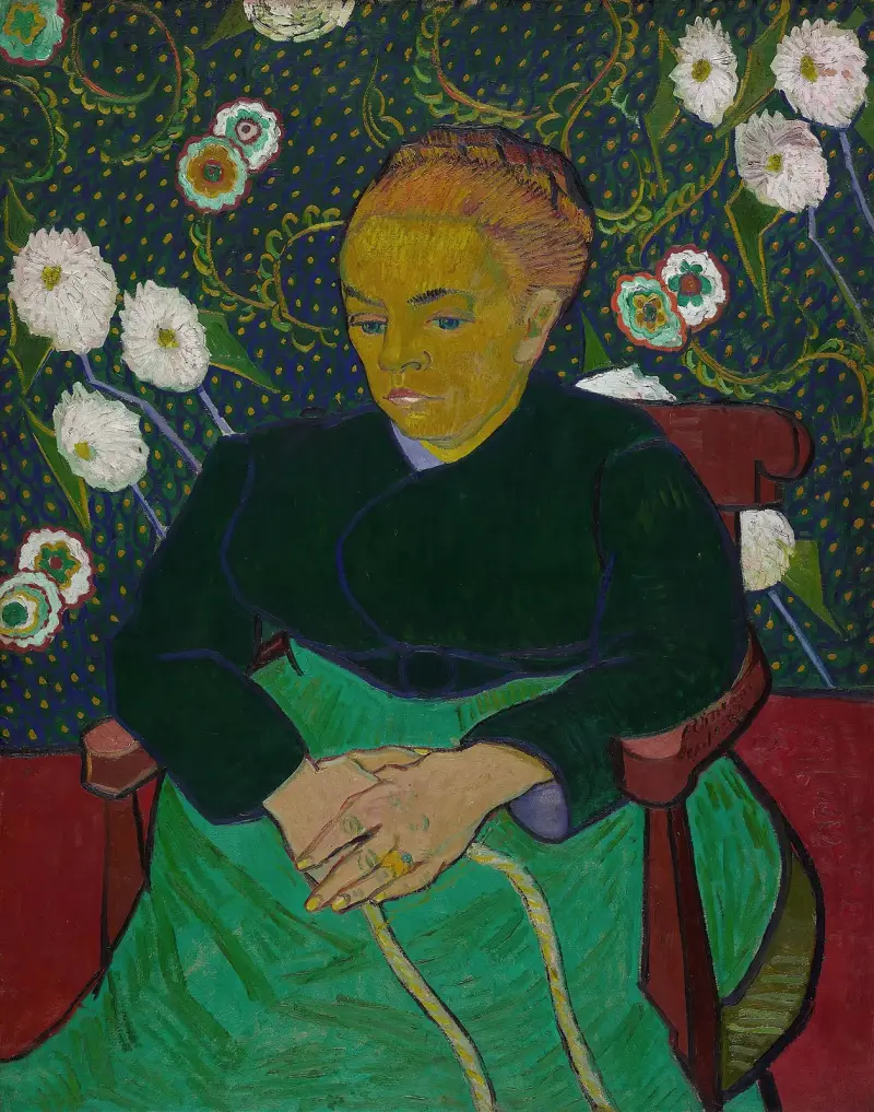 Madame Roulin Rocking the Cradle (La berceuse) av Vincent van Gogh