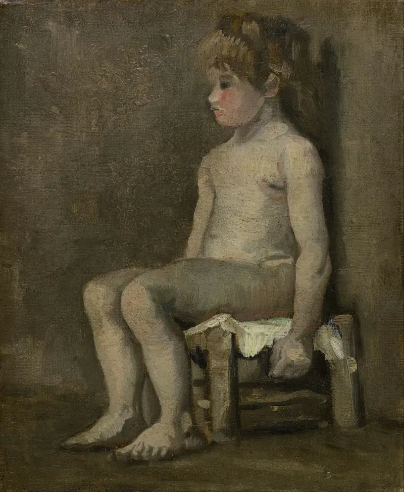 Sitzender weiblicher Akt von Vincent van Gogh