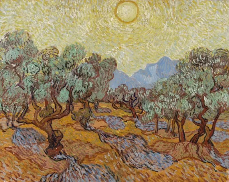 Olivovníky, 1889 – Nr. 1, Vincent van Gogh