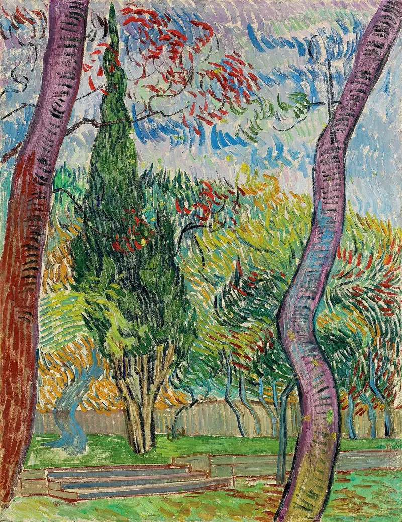 Parc de l’hôpital Saint-Paul av Vincent van Gogh