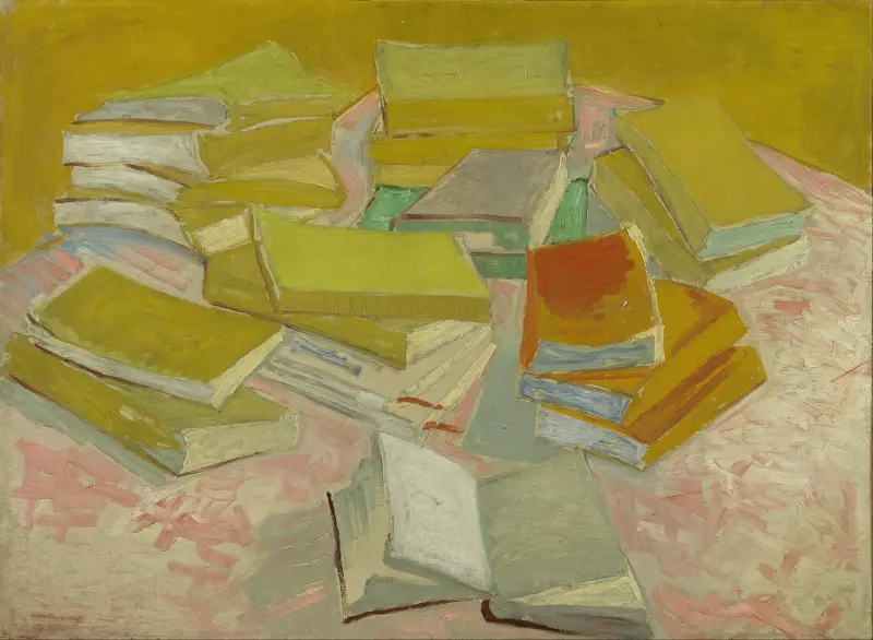 Högar av franska romaner av Vincent van Gogh