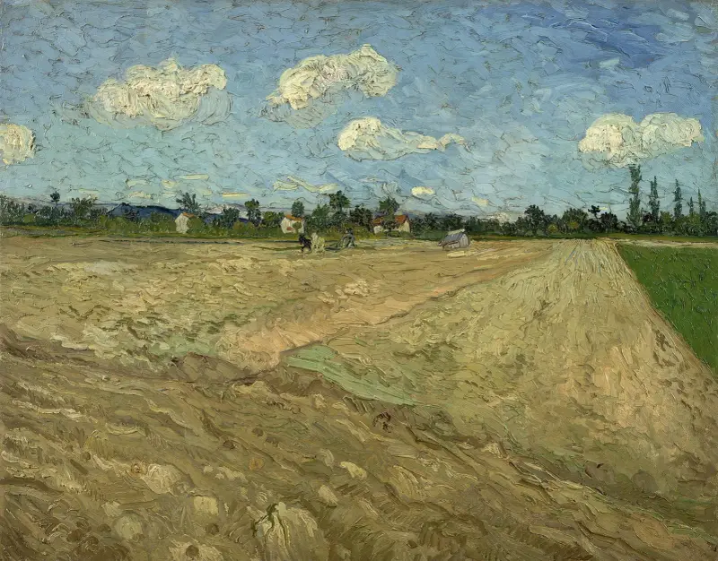 Pložená pole („Brázdy“), Vincent van Gogh