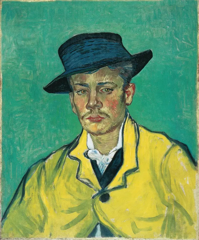 Portrait of Armand Roulin, 1888 – nr 2 av Vincent van Gogh