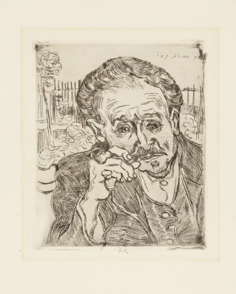 Portrait of Dr Gachet, 1890 – nr 2 av Vincent van Gogh