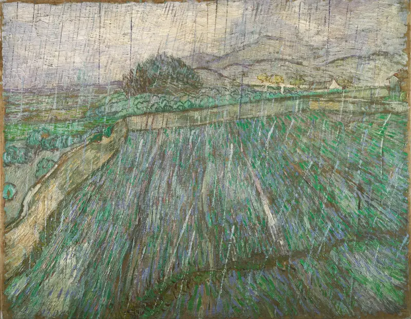 Déšť, Vincent van Gogh