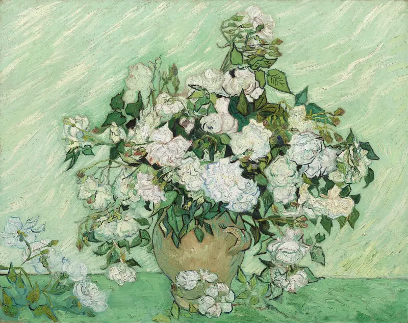 Rosen, 1890 – Nr. 1 von Vincent van Gogh