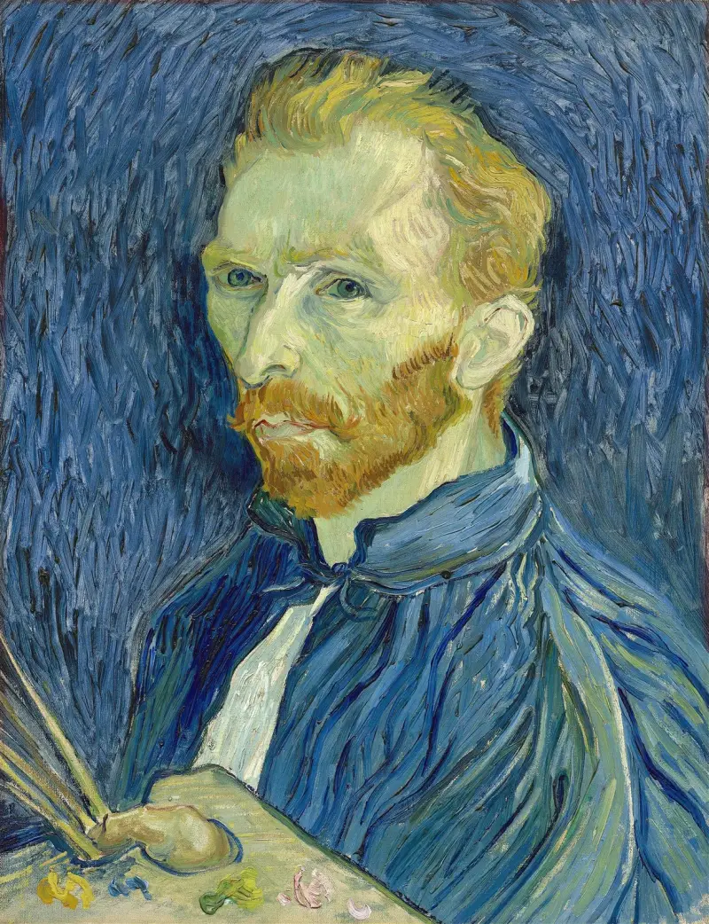 Autoportrét, 1889, Vincent van Gogh