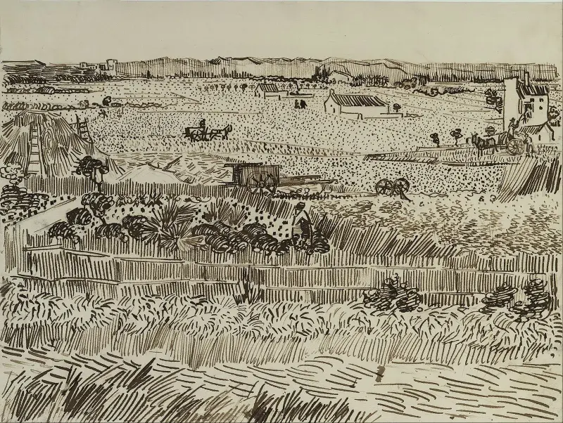 Sklizeň (pro Émila Bernarda), 1888 – Nr. 3, Vincent van Gogh