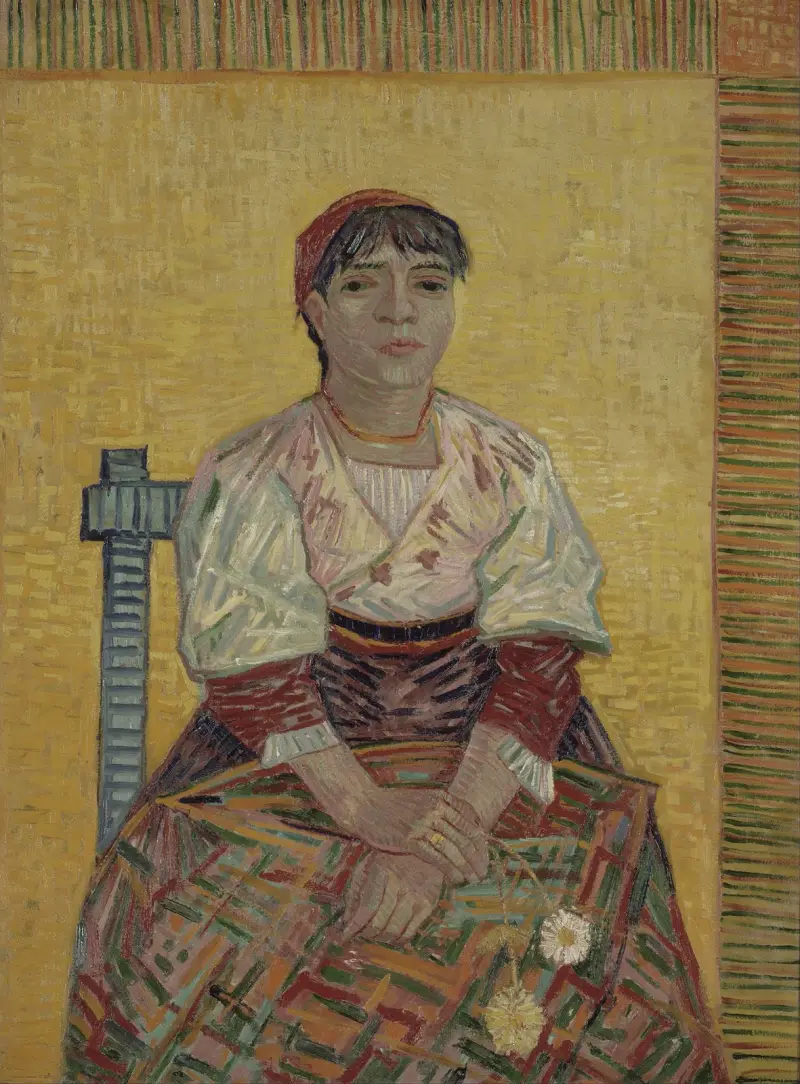 The Italian Woman av Vincent van Gogh