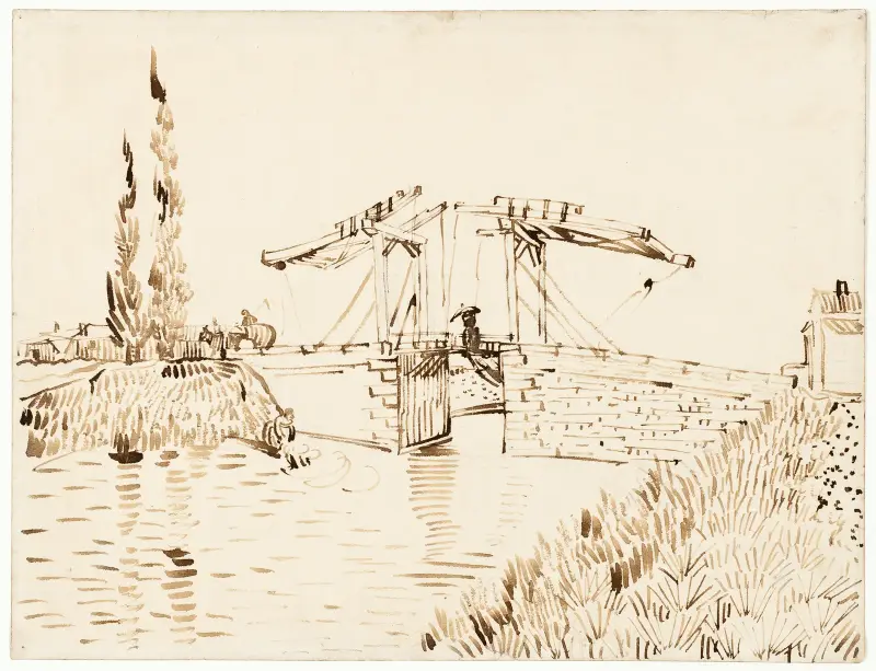 Langloisův most, 1888 – Nr. 1, Vincent van Gogh
