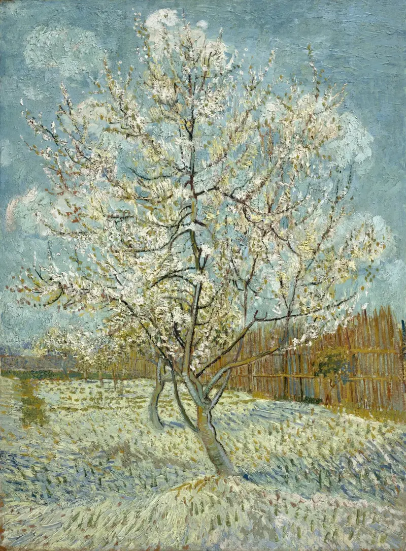 Růžový broskvový strom, Vincent van Gogh