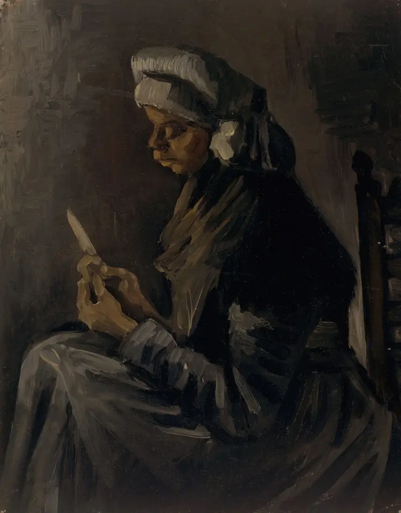 Die Kartoffelschälerin von Vincent van Gogh