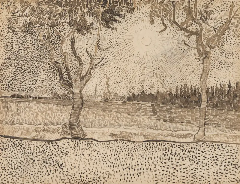 Droga do Tarascon, Vincent van Gogh