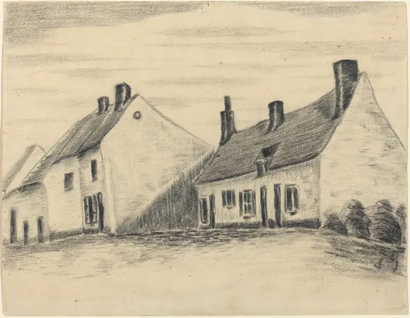 The Zandmennik House av Vincent van Gogh