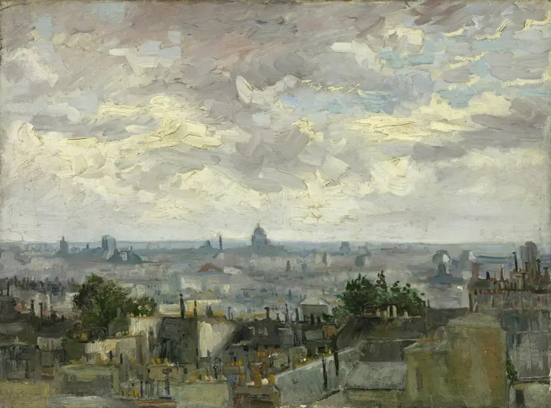 Blick auf Paris von Vincent van Gogh