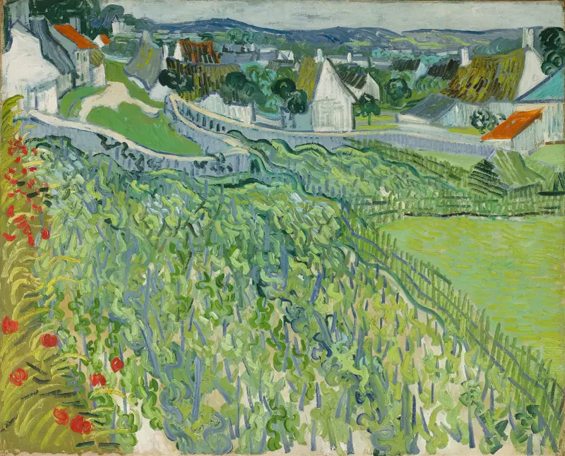 Vinice u Auvers, Vincent van Gogh