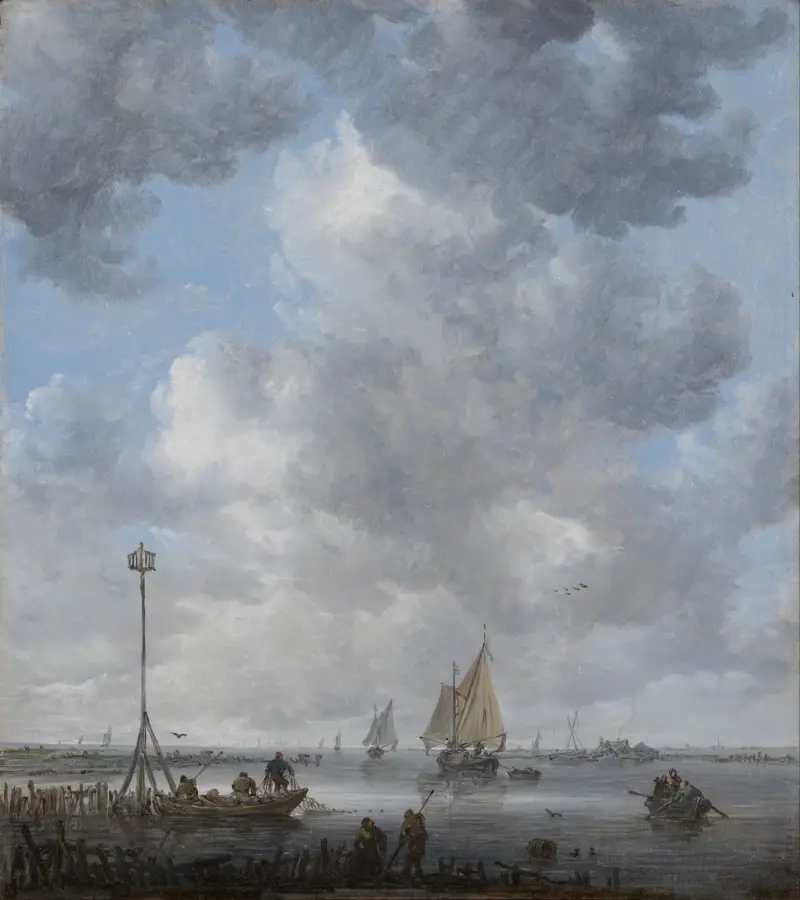 A Calm av Jan van Goyen