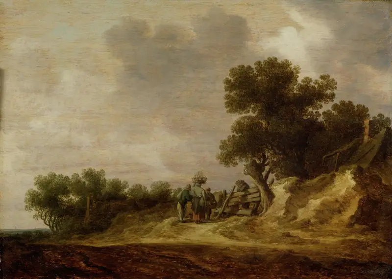 Dynlandskap av Jan van Goyen