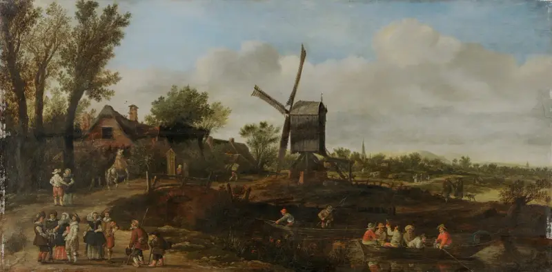 Nederländskt landskap av Jan van Goyen