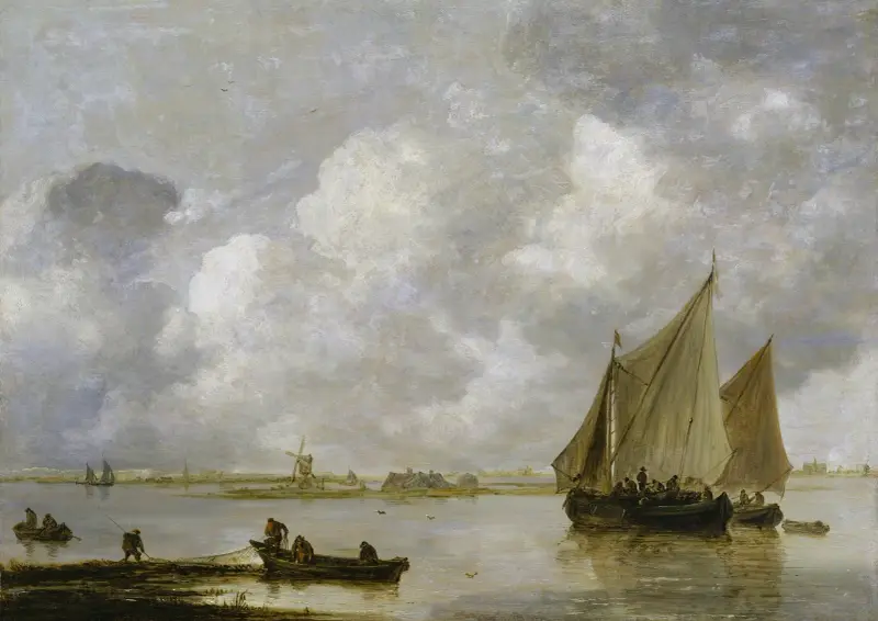 Haarlem Sea av Jan van Goyen