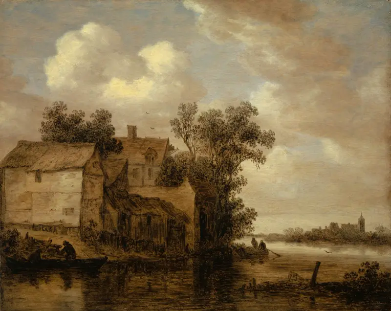 Pejzaż rzeczny, Jan van Goyen